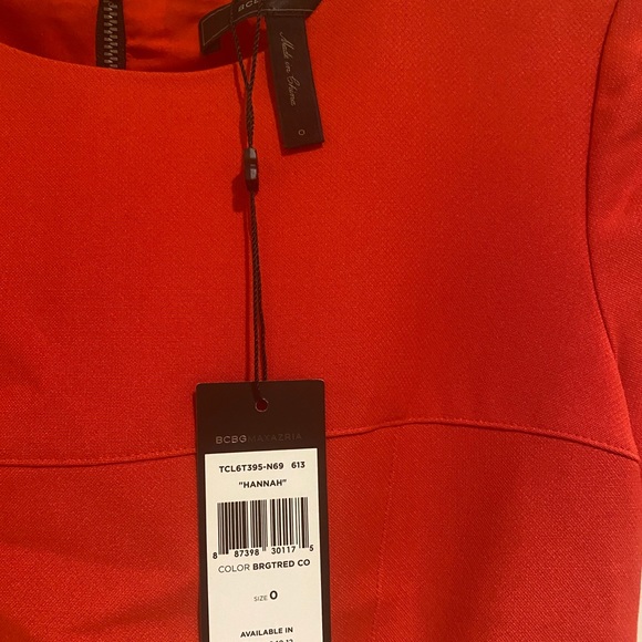 BCBG Colorblock Hannah Dress 0 NWT - Picture 3 of 4